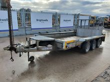 Image of Ifor Williams GX126-3 Tri Axle Plant Beavertail Plant Trailer