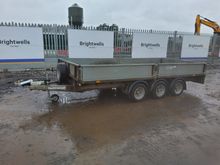 Image of Ifor Williams 3Cb LM146G Tri Axle Flatbed Trailer