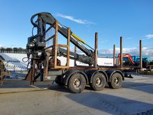 Image of Tri Axle Tractor Drawn Timber Trailer