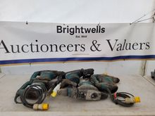 Image of Makita 4x Rotary Hammer Drills +1x  Demolition Hammer