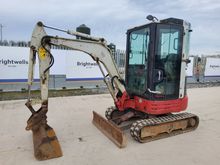 Image of Takeuchi TB23R Cabbed Mini Excavator