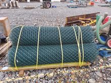 Image of 49 Metres - 1750mm High Heavy Duty Green on Galvanised Core Chainlink