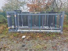 Image of 20' Grey Low Set Electric Sliding Gate c/w Remote Controls