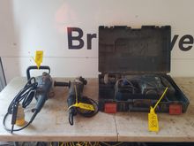 Image of 2x Bosch Angle Grinders, 1x Hammer Drill