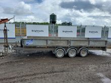 Image of Ifor Williams LM166G3 Tri Axle Flatbed Trailer