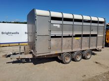 Image of Ifor Williams DP120S3 Tri Axle Livestock Trailer