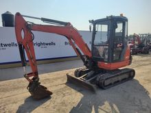 Image of Kubota KX71-3 Cabbed Mini Excavator