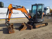 Image of Doosan DX27 Cabbed Mini Excavator