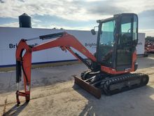 Image of Kubota U27-4 Cabbed Mini Excavator