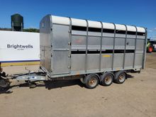 Image of Ifor Williams DP120S3 Tri Axle Livestock Trailer