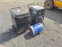 Image of 2x Rhino RD48 Dehumidifiers & 1x Electric Heater