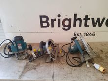 Image of Qty of Makita 110v Electric Hand Tools