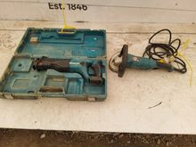 Image of Makita Angle Grinder and Recip Saw