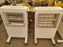 Image of 2x Ningbo Vertak JD02001 31381 - Red rad heaters 110V