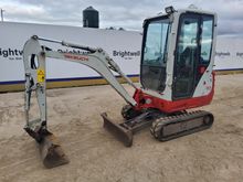 Image of Takeuchi TB216 Cabbed Mini Excavator