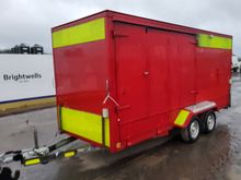Image of Bingham Twin Axle Utility Box Trailer