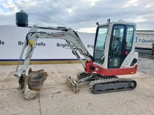 Image of Takeuchi TB225 Cabbed Mini Excavator